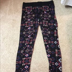 Tribal print joggers